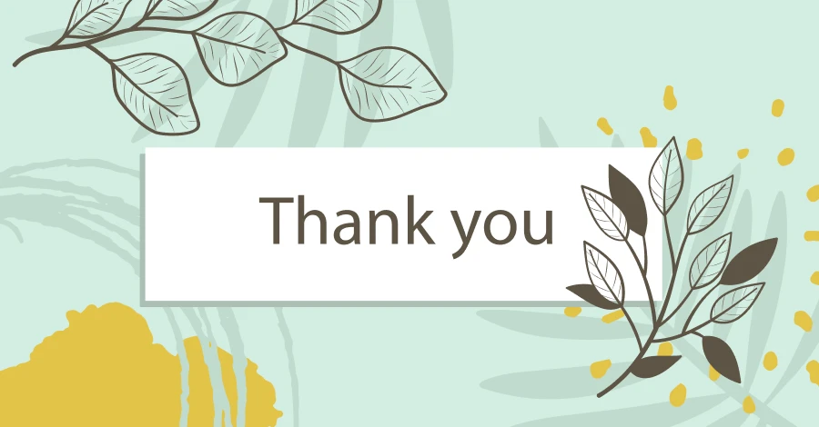 Thank you note